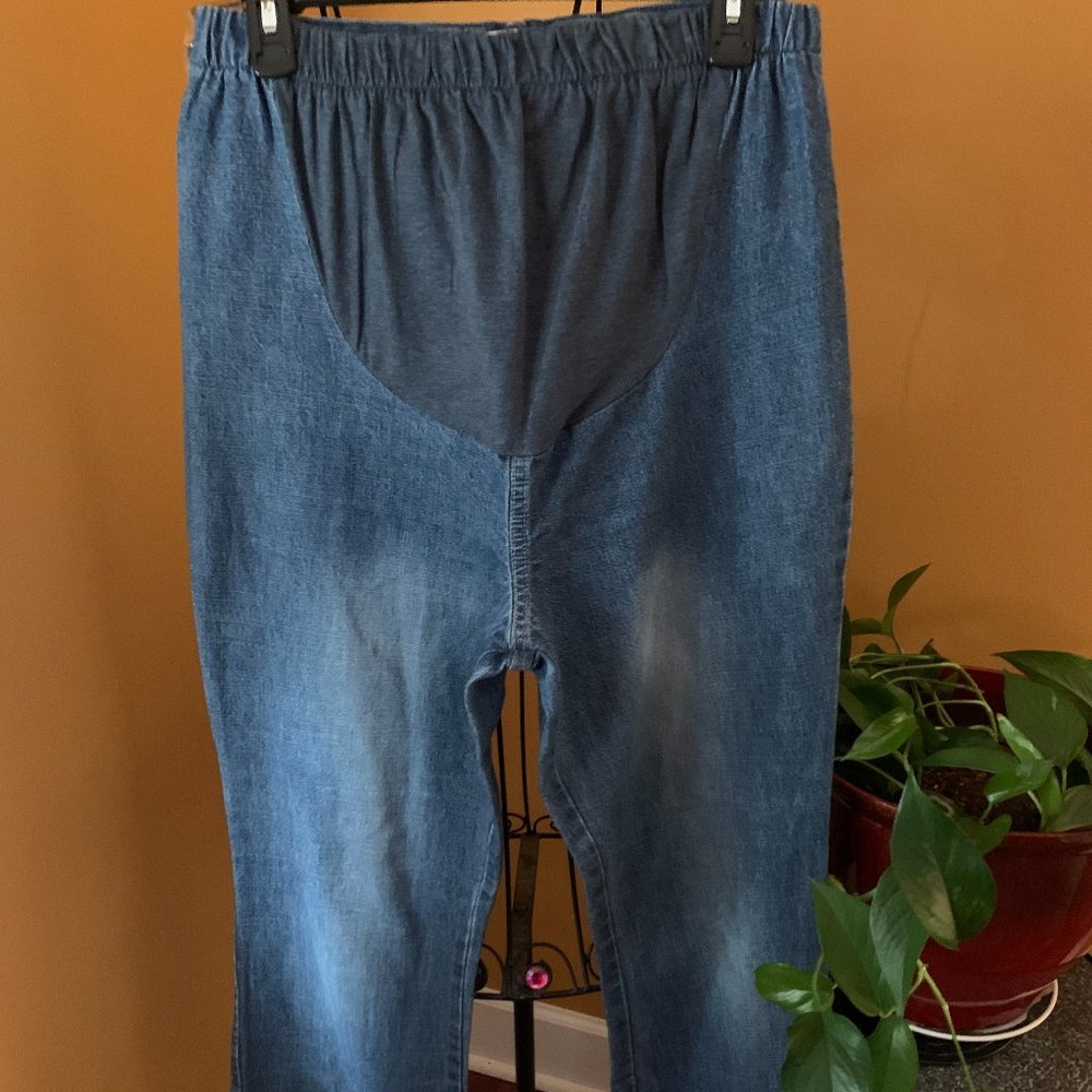 Maternity Announcements Washed Jeans